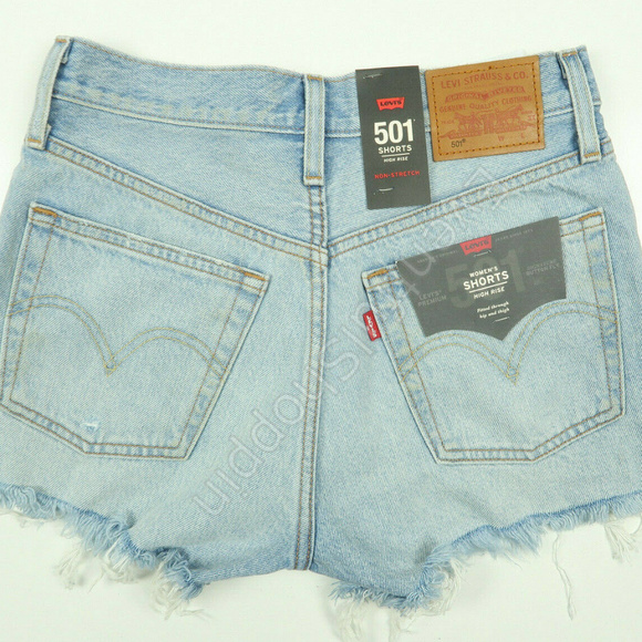 Levis Premium 501 Asteroid Cut Off Jean Shorts - Picture 3 of 6
